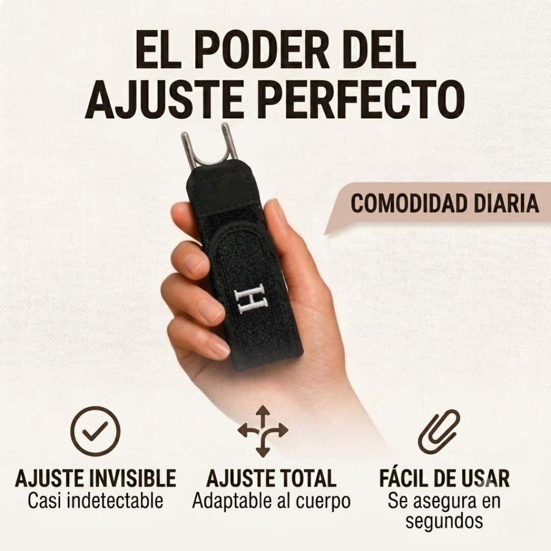 Olvídate de la presión en el abdomen: Comodidad elástica e invisible durante todo el día